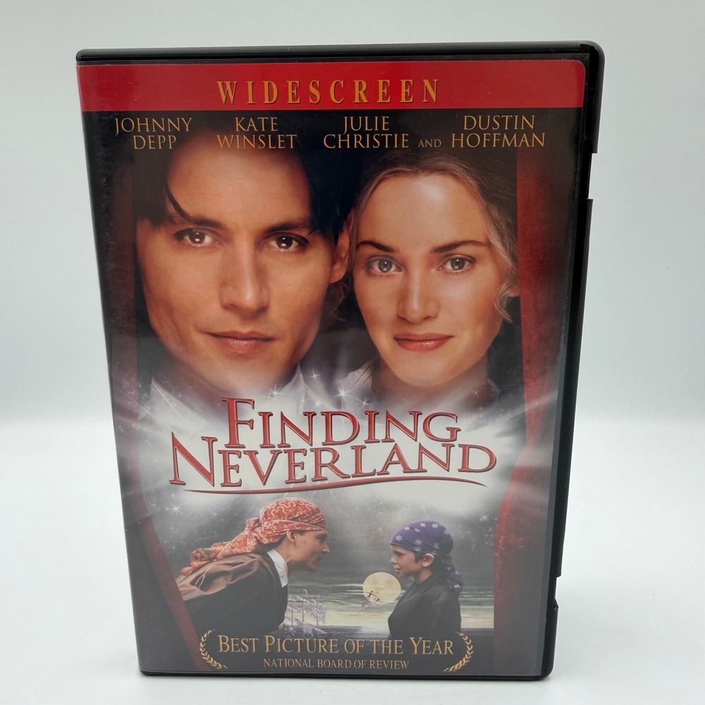 Finding Neverland DVD Widescreen Johnny Depp Kate Winslet Miramax 38218